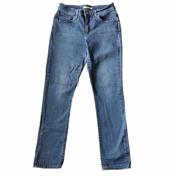 Levi's Denim - LEVI'S Classic Mid Rise Skinny‎ W30xL29 Blue Stretch Denim Red Tab